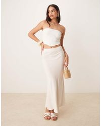 SELECTED - Femme Linen Long Skirt - Lyst