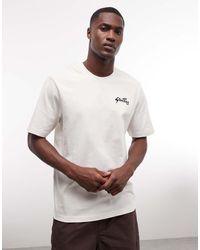Stan Ray - Camiseta Blanca De Manga Corta Con Logo De Texto De - Lyst