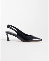 London Rebel - Eliza Sling Back Kitten Heels - Lyst