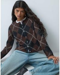 ONLY - Knitted Cardigan - Lyst