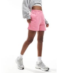 The Couture Club - Washed Emblem Shorts - Lyst