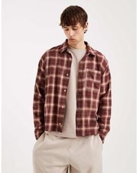 Hollister - Long Sleeve Plaid Shirt - Lyst