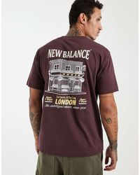 New Balance - Grab A Bite London Graphic T-shirt - Lyst