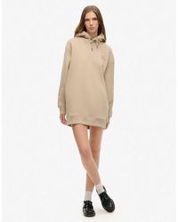 Superdry - Essential Hoodie Dress - Lyst