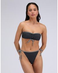 Boux Avenue - Vivara Multiway Bandeau Bikini Top Summer Polka Dot Swimwear - Lyst