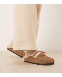 Glamorous - Fluffy Slip On Mules - Lyst