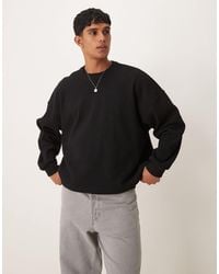 ASOS - Extreme Oversized Boxy Lightweight Jumper With Rib Texture - Lyst