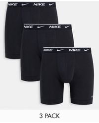Nike - Cotton Stretch 3 Pack Boxer Briefs - Lyst