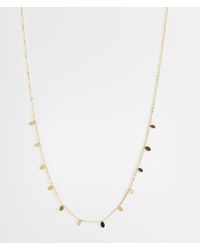 ASOS - Asos Design Curve Waterproof Stainless Steel Necklace With Mini Disc Charms - Lyst