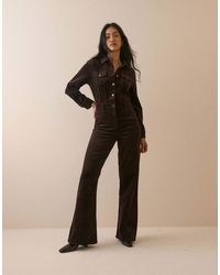 Nobody's Child - Cord Flare Jack Jumpsuit - Lyst