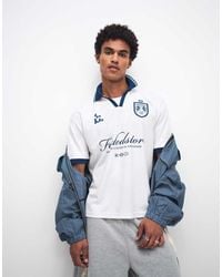 Faded Store - Logo Football Jersey With Contrast Collar - Lyst