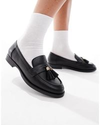 London Rebel - Amelia Tassel Penny Loafers - Lyst
