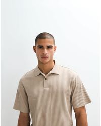SELECTED - – geripptes polohemd - Lyst