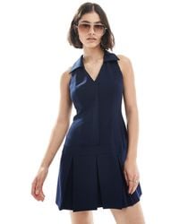 Miss Selfridge - Elegante Mini-Jurk Met Halternek - Lyst