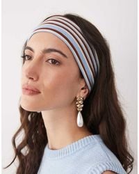 ASOS - Striped Jersey Headband - Lyst