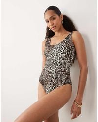 Threadbare - Scoop Neck Swimsuit - Lyst