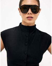 NA-KD - Mock Neck Jersey Top - Lyst