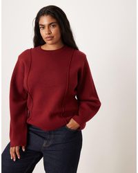 ASOS - Asos design curve – strukturierter, taillierter pullover - Lyst