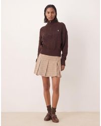 ASOS - Asos Deisgn Tailored Pleated Mini Skirt - Lyst