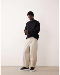 ASOS COLLECTIVE - Ac-b-254 Tapered Barrel Fit Heavyweight Canvas Trousers - Lyst
