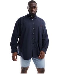 Polo Ralph Lauren - Big & Tall Icon Logo Oxford Shirt Classic Oversized Fit - Lyst