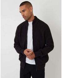 Threadbare - Zip Up Cardigan With Microfleece Lining - Lyst