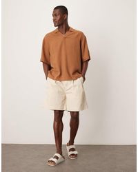 SELECTED - Pleat Chino Shorts - Lyst