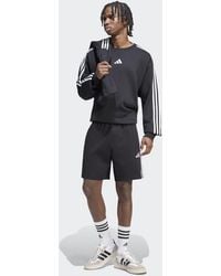 adidas Originals - Essentials 3-Stripes Single Jersey Shorts - Lyst