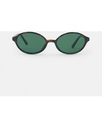 Pull&Bear - Ovale Zonnebril Van Hars - Lyst