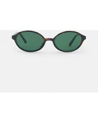 Pull&Bear - Resin Oval Sunglasses - Lyst