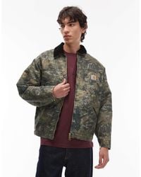 Carhartt - – og detroit – jacke mit military-muster - Lyst