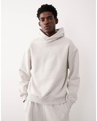 ASOS COLLECTIVE - Ac-t-2572 - sweat à capuche signature en tissu ultra-épais - chiné - Lyst