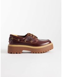 Timberland - – stone street – bootsschuhe aus vollnarbenleder - Lyst