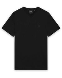 Lyle & Scott - Ss T-Shirts Superfine V Neck T-Shirt - Lyst