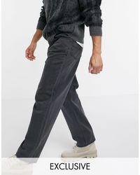Reclaimed (vintage) - Inspired - jeans dad larghi anni '90, colore slavato - Lyst