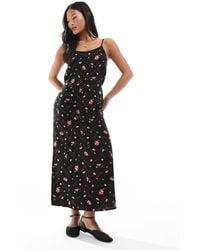 Miss Selfridge - Strappy Scoop Neck Maxi Slip Dress - Lyst