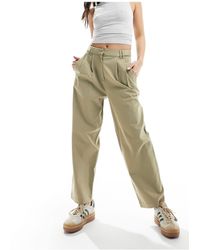 ASOS - Pantalon chino ample avec patte - Lyst
