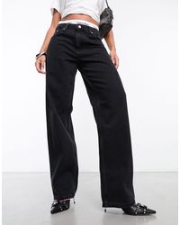 Calvin Klein - Jeans dritti stile anni '90 lavaggio - Lyst