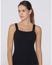 Tezenis - Square Neck Ribbed Cotton Camisole - Lyst