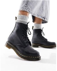 Dr. Martens - Dr Martnes 1460 Pascal Virginia Leather Lace Up Boots - Lyst