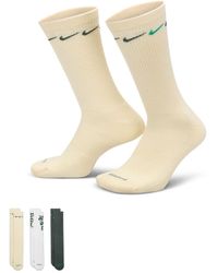 Nike - Training Everyday Plus Cushioned 3 Pack Crew Socks - Lyst