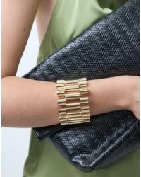 ASOS - Limited Edition Large Cuff Bangle With Watch-strap Design - Lyst
