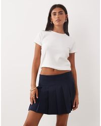 ASOS - Tailored Pleated Mini Skirt - Lyst