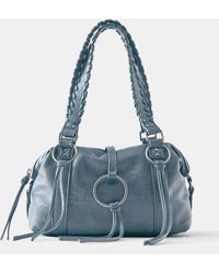 Pull&Bear - Schultertasche mit ringdetail - Lyst