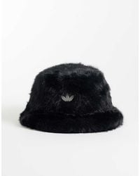 adidas Originals - Faux Fur Bucket Hat - Lyst