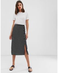 warehouse georgia stripe dress
