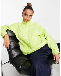 Nobody's Child - Turtle Neck Cable Knit Sweater - Lyst