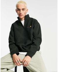 Carhartt - American Script Half Zip Sweatshirt - Lyst