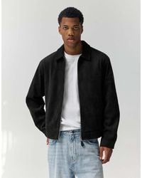 Pull&Bear - Faux Suede Jacket - Lyst