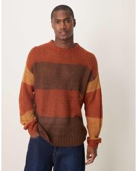 ASOS - Relaxed Open Knit Crew Neck Sweater - Lyst